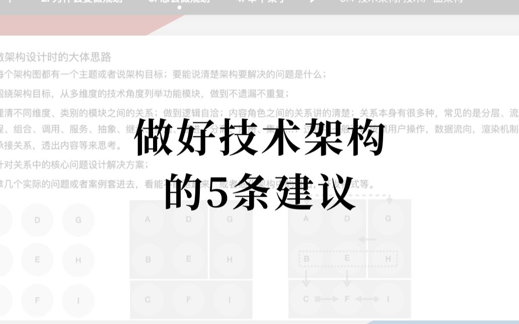 【前端大佬】税友远舟:做好技术架构的 5 条建议哔哩哔哩bilibili