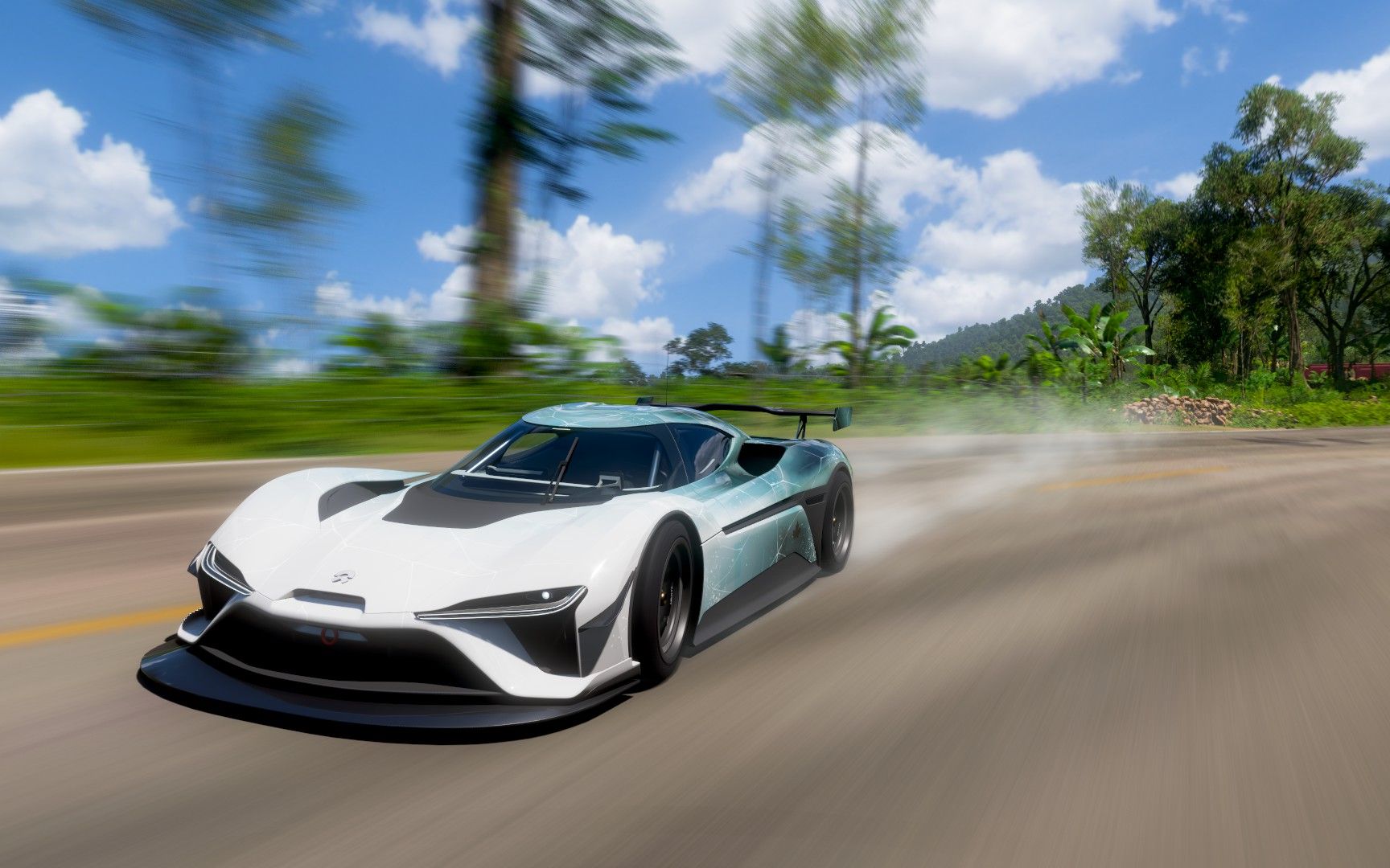horizon5- 暴雨环岛 最高特效观赏向 蔚来ep9