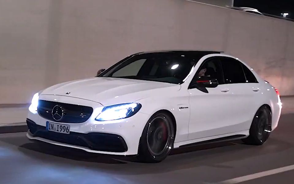 暴力绅士西装暴徒mercedesc63samg