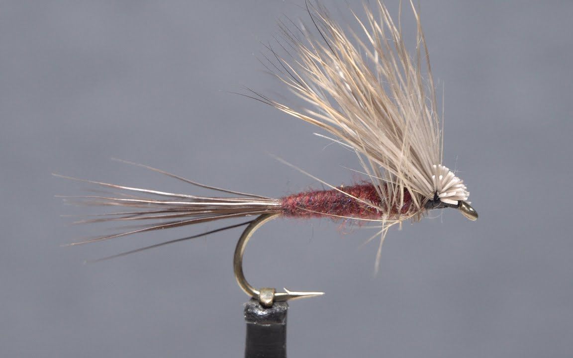 isonychia harrops hairwing 干式毛钩绑制视频