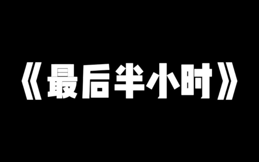 书名:最后半小时(某乎看)