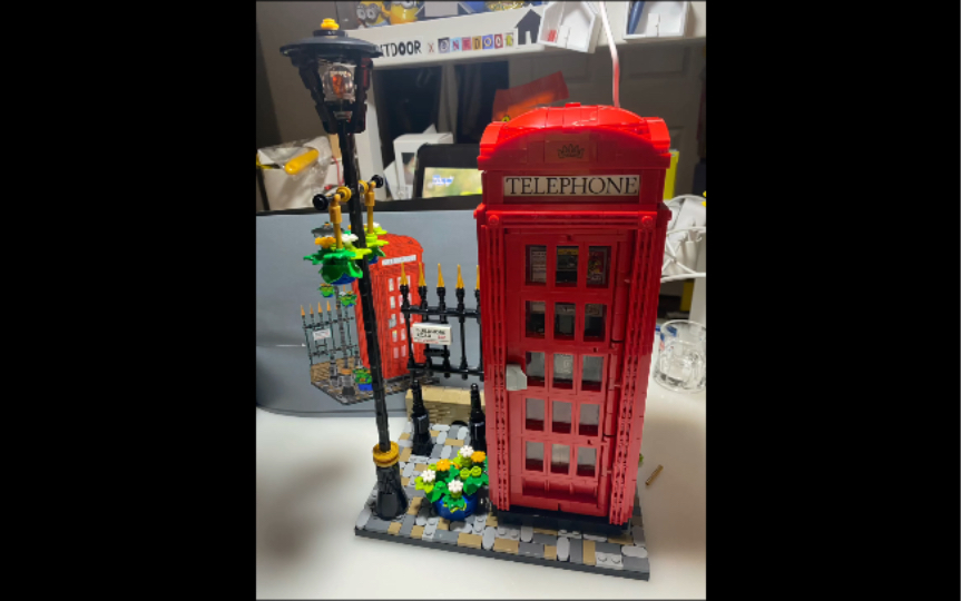 【lego】红色伦敦电话亭21347