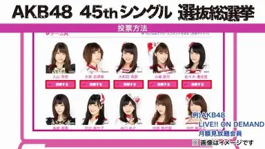 45thシングル 選抜総選挙-哔哩哔哩_Bilibili