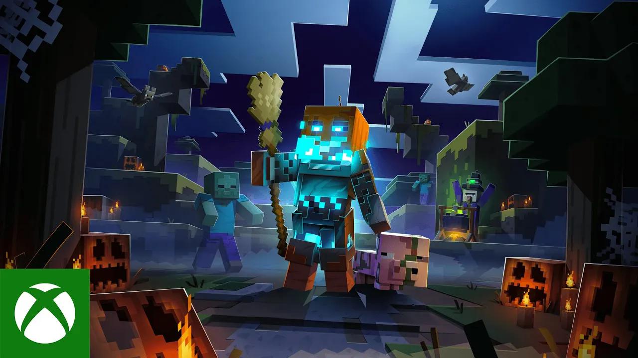 minecraft dungeons: spookier fall – official trailer