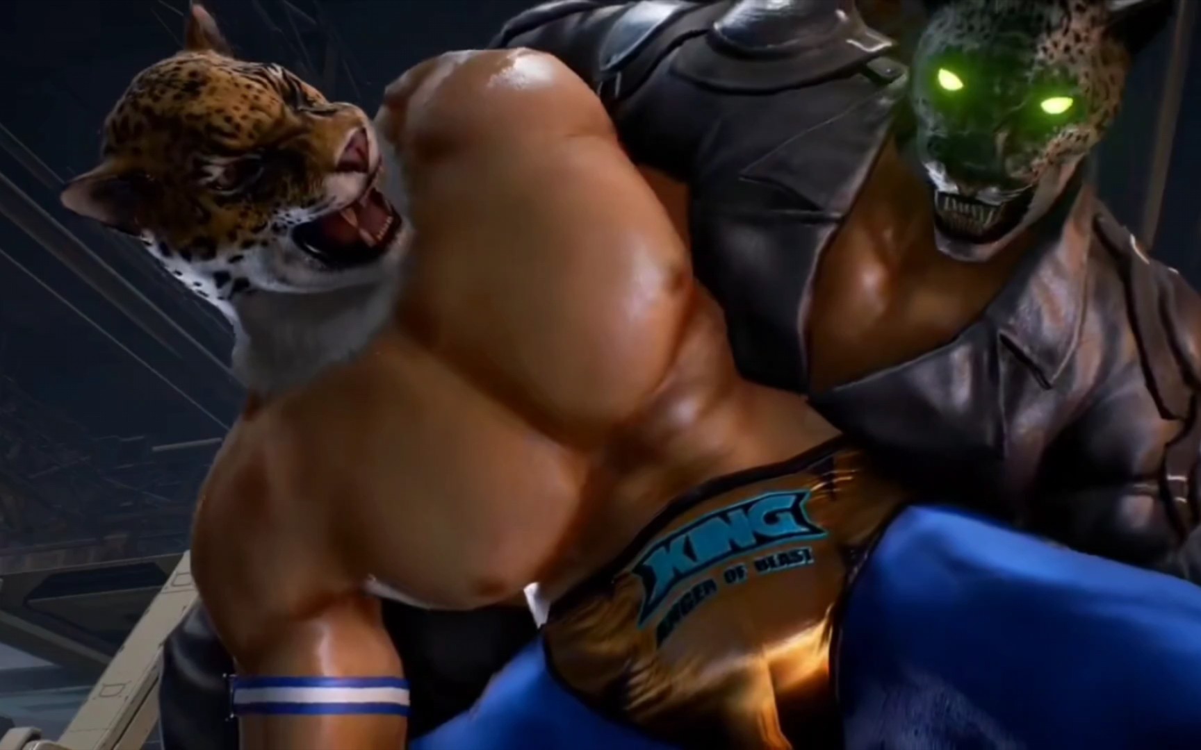 豹子头猛男摔跤,脂包肌的性感