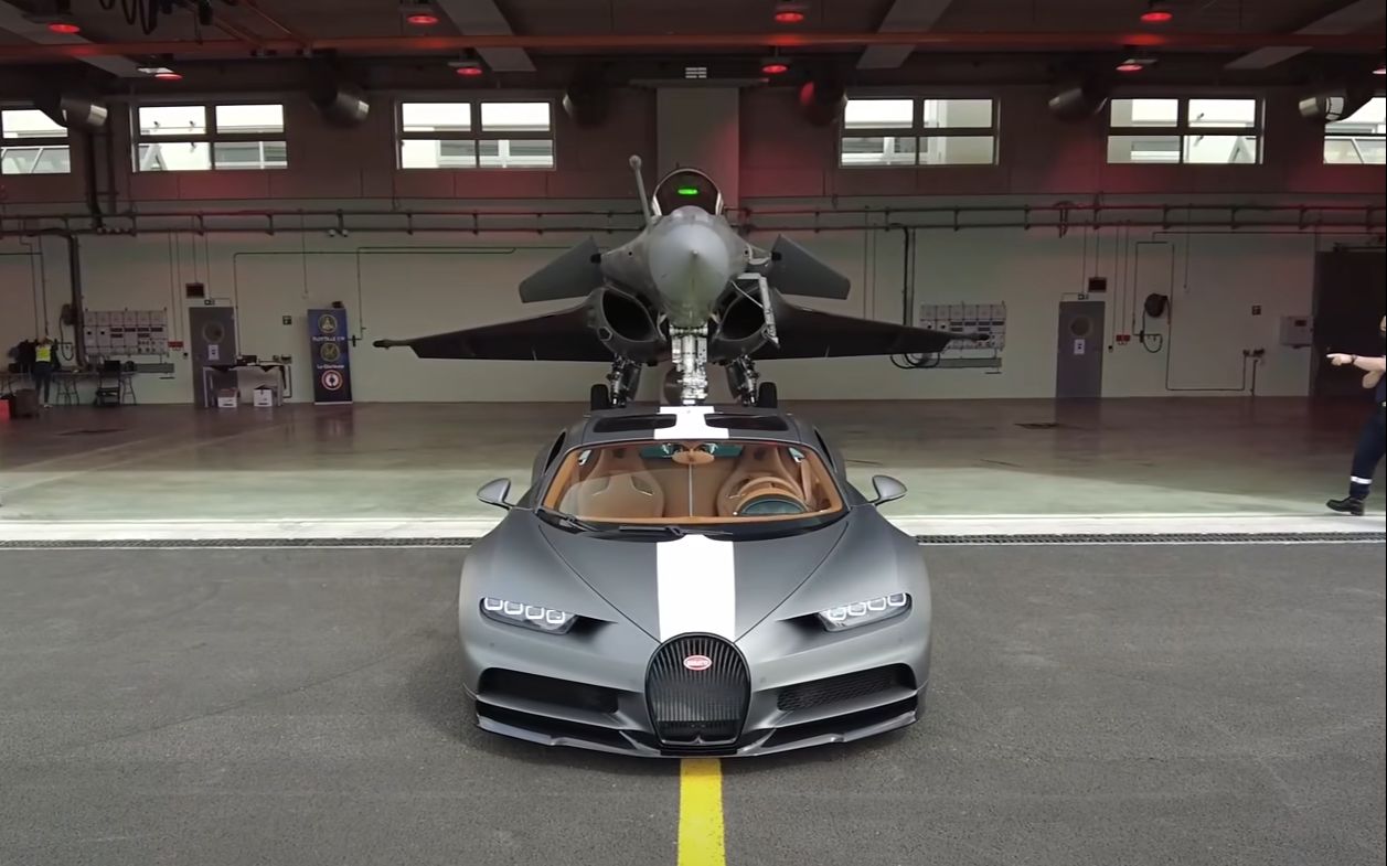 法国布加迪奇龙运动对阵法国达索阵风chironsportvs