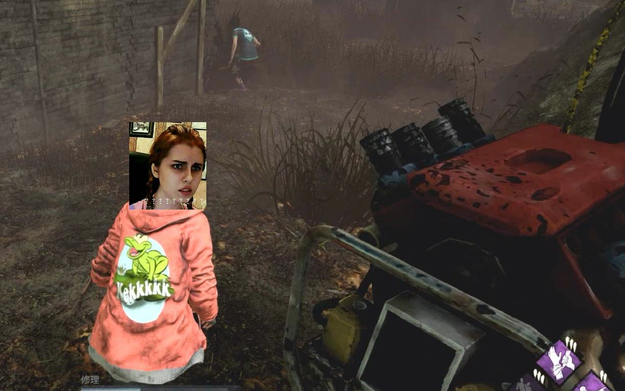 【黎明杀机 】dead by daylight 震惊一白妹居然在3人局中2人拨线下