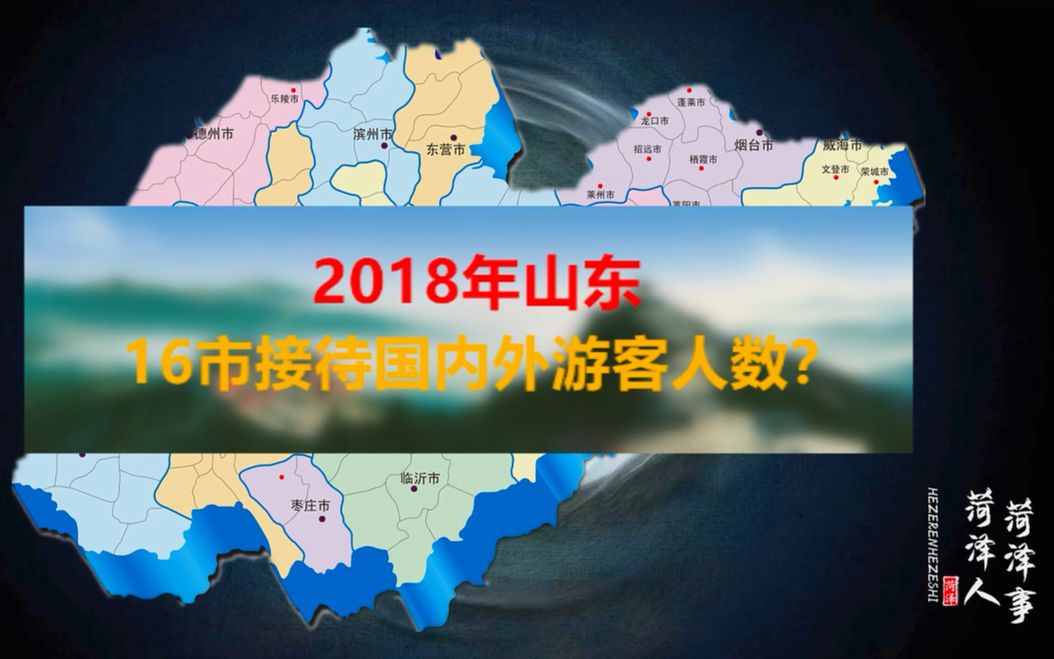 2018山东各市游客人数排名,青岛1亿人第一,菏泽2140万人第几?哔哩哔哩bilibili