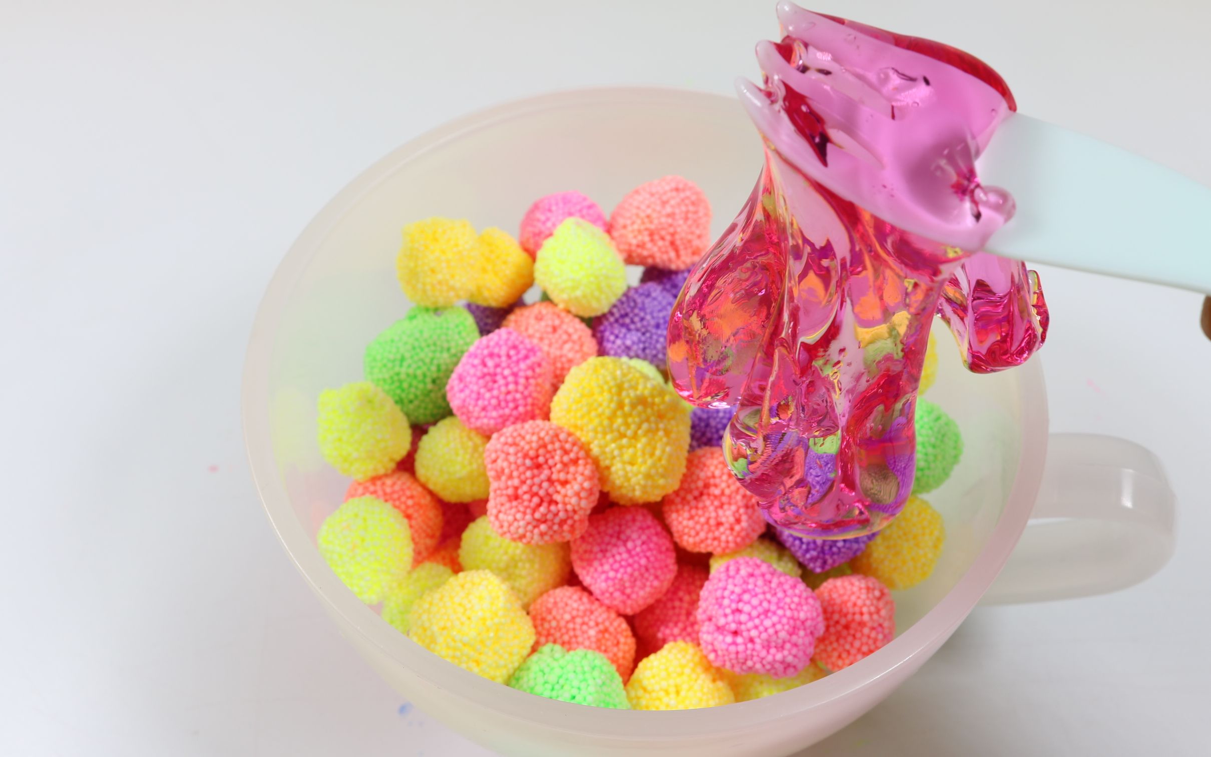 雪花彩泥水晶泥手工趣味玩具