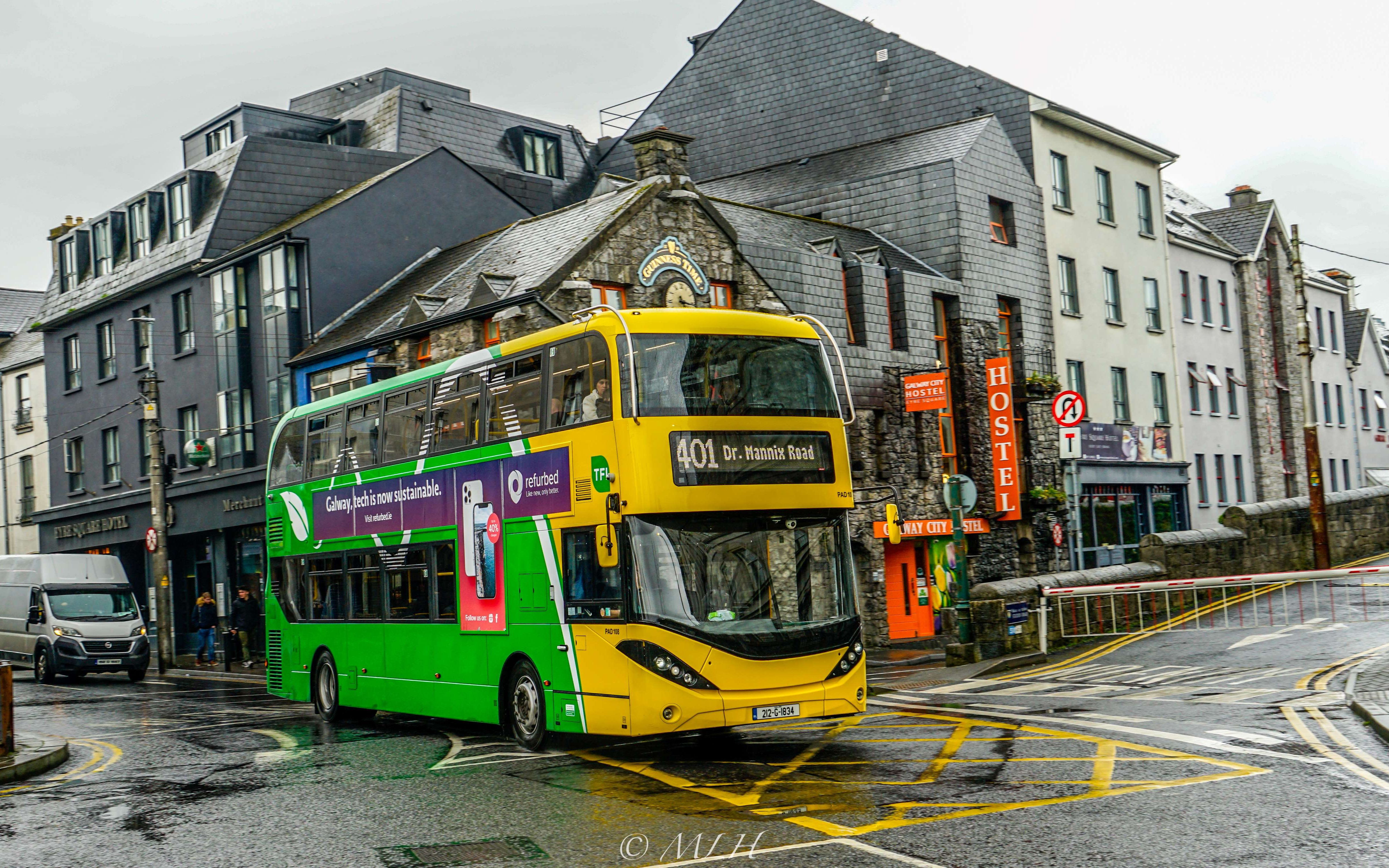 爱尔兰公交高威buseireannenviro400er行车记录