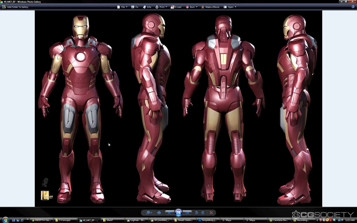 zbrushmaya钢铁侠机甲战士制作视频教程