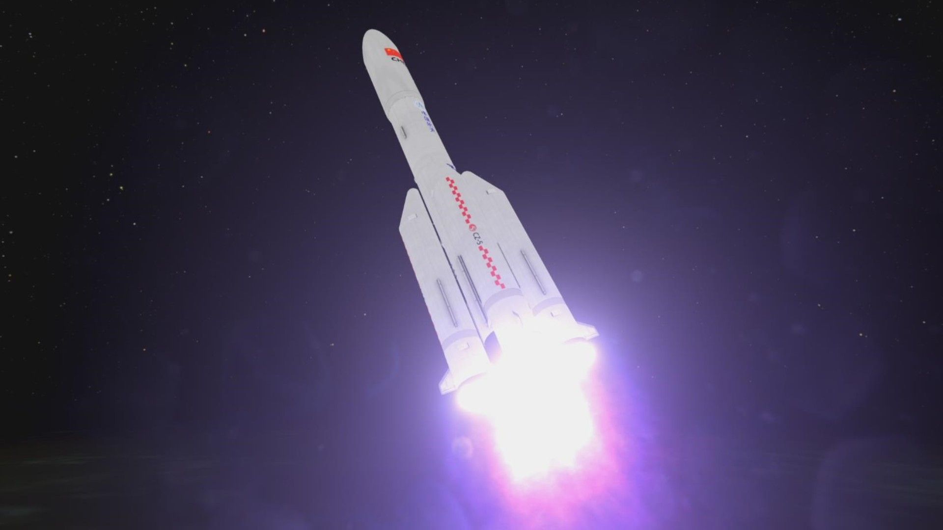 同步发射实况:长征五号遥六运载火箭发射神秘卫星入轨全过程|ksp-rss