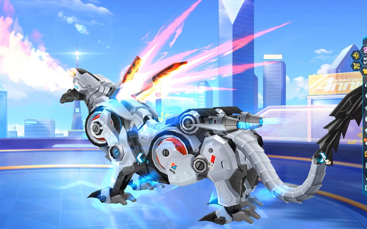 qq飞车第一辆稀有兽形机甲,t1银魂捷豹