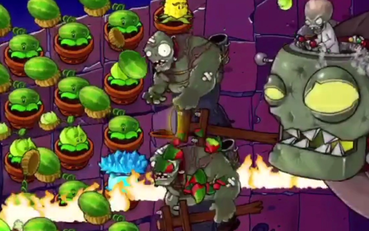 【鬼畜版植物大战僵尸音乐】僵王博士(brainiac maniac)_哔哩哔哩