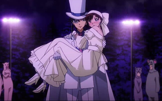 【动画片段】快斗74青子,超甜cp_哔哩哔哩_bilibili