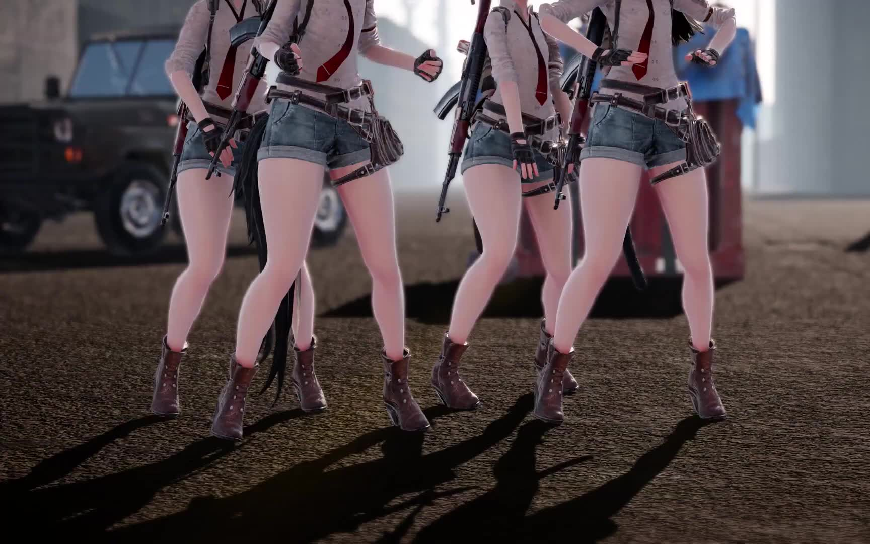 【mmd/绝地求生】跳着舞吃个鸡 -hibikase ヒビカ