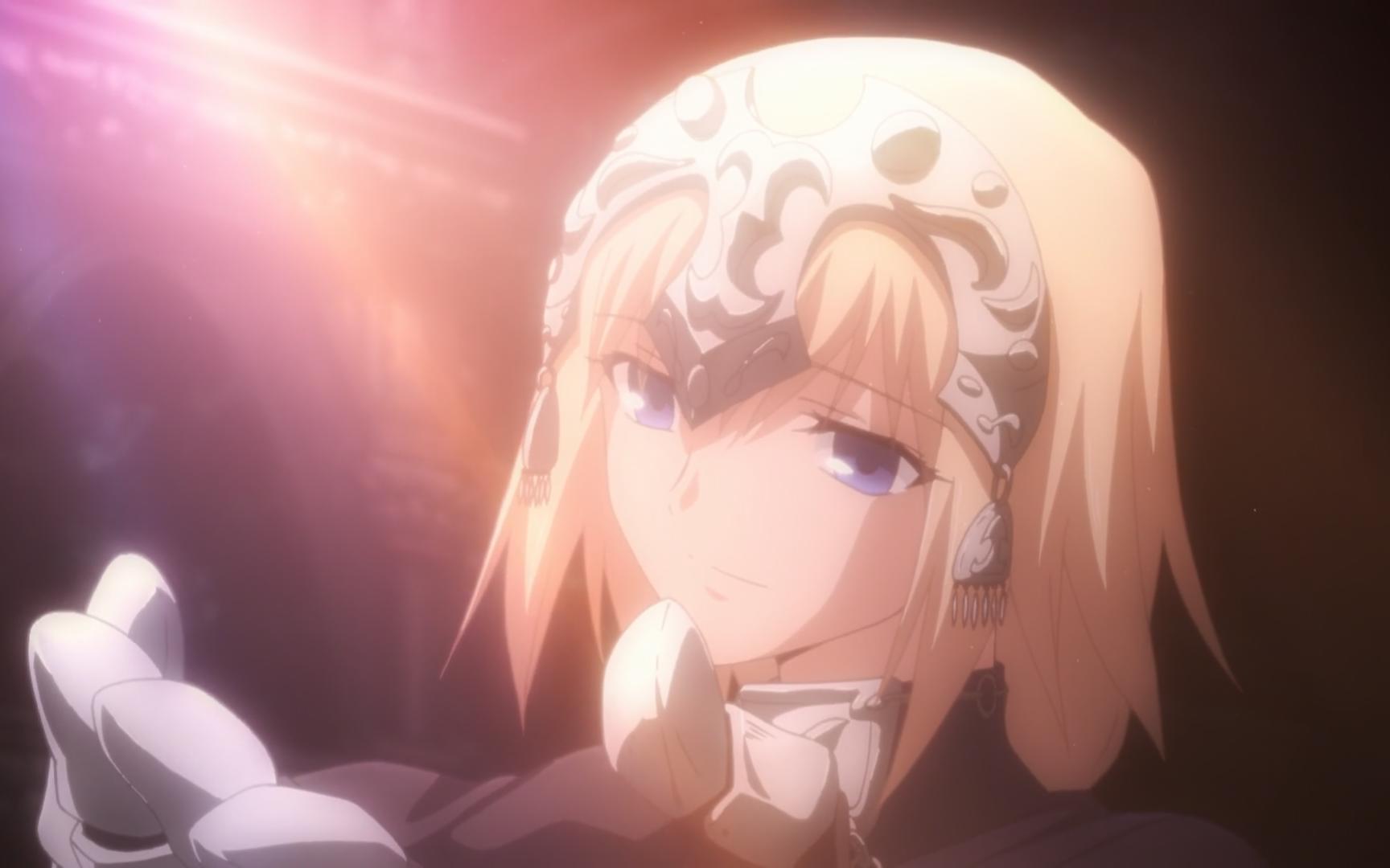 "fate中的圣女贞德,神圣而又美丽"