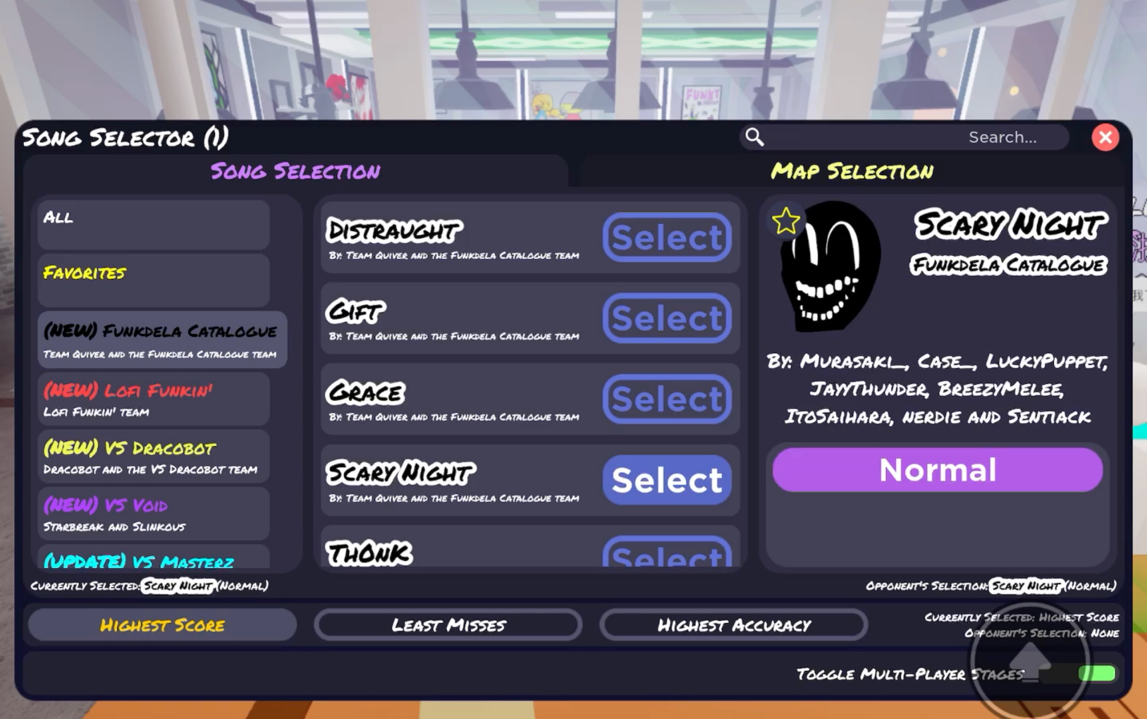 【roblox动感星期五】scary night 1miss