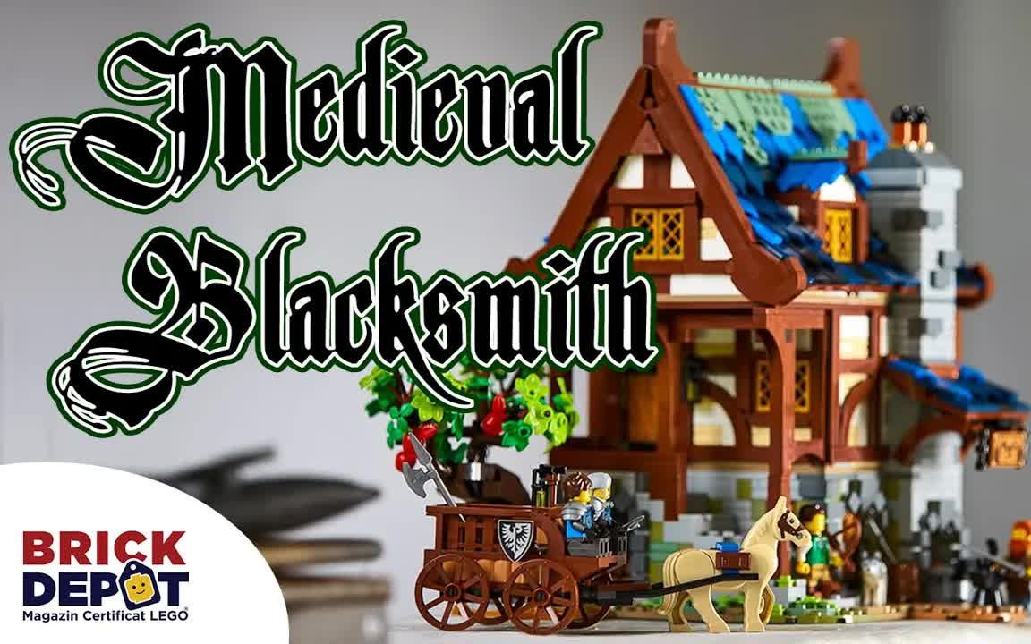乐高lego 21325 ideas系列 中世纪铁匠铺 2021年版开箱评测_哔哩哔哩
