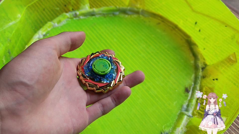 把木奇灵的陀螺攻击环装到了飓风战魂上.这次是左左回旋对战?