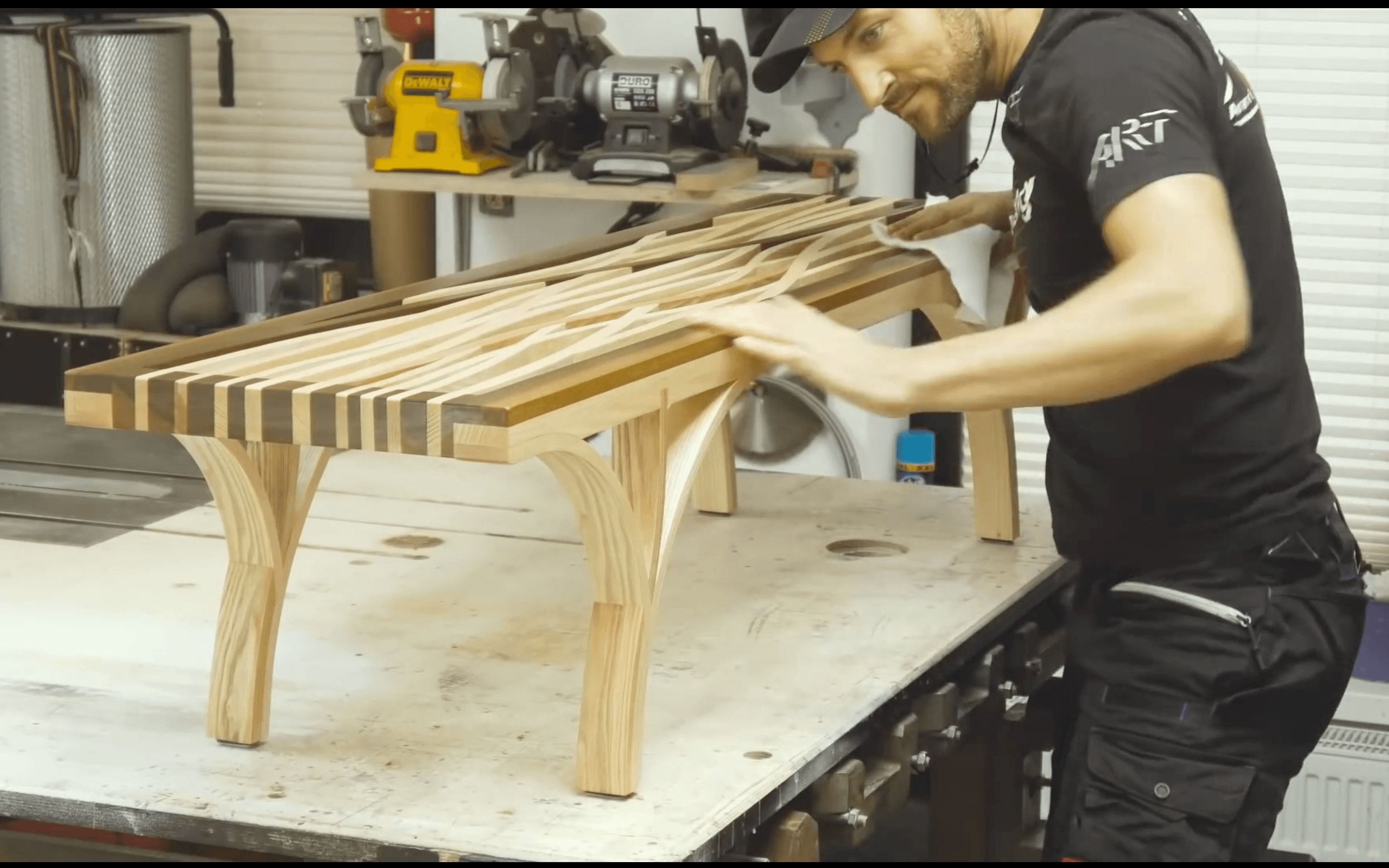 【搬运】用实木热成型工艺来制作板凳_哔哩哔哩_bilibili