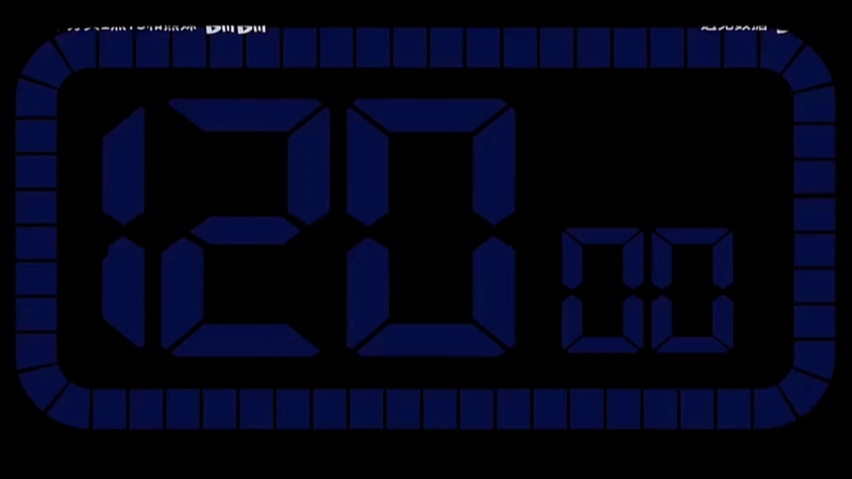 480秒倒计时素材|倒计时视频|带背景音乐哔哩哔哩bilibili