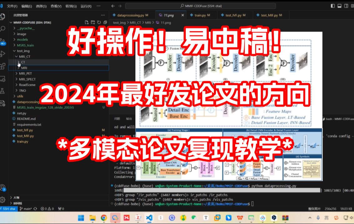 看完带走一篇二区!目前最好发论文的方向多模态论文复现教学来喽!人工智能/深度学习/多模态哔哩哔哩bilibili