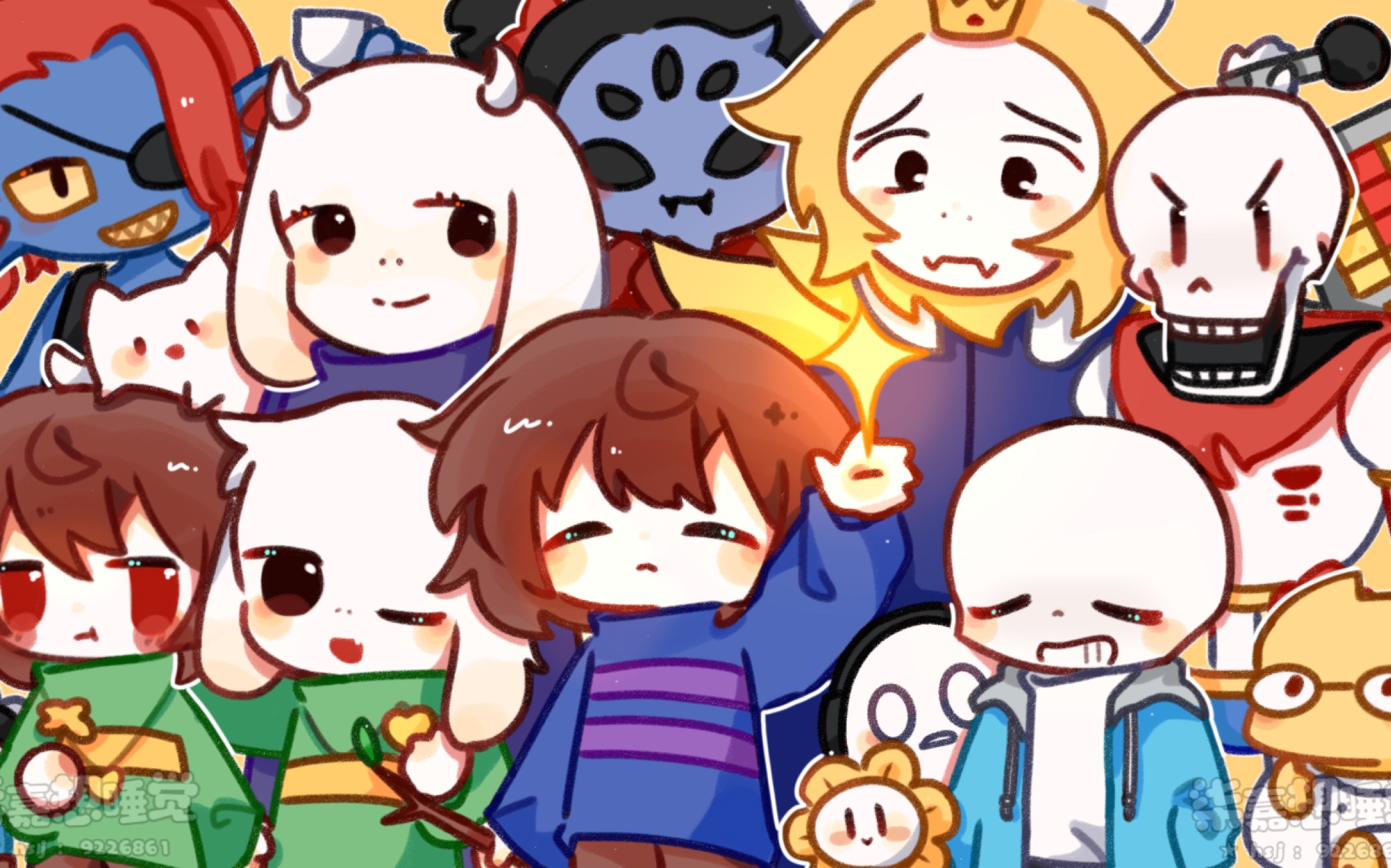 undertale全员壁纸图片