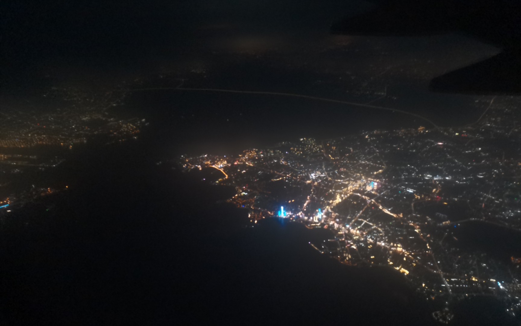 飞机夜景图片壁纸图片