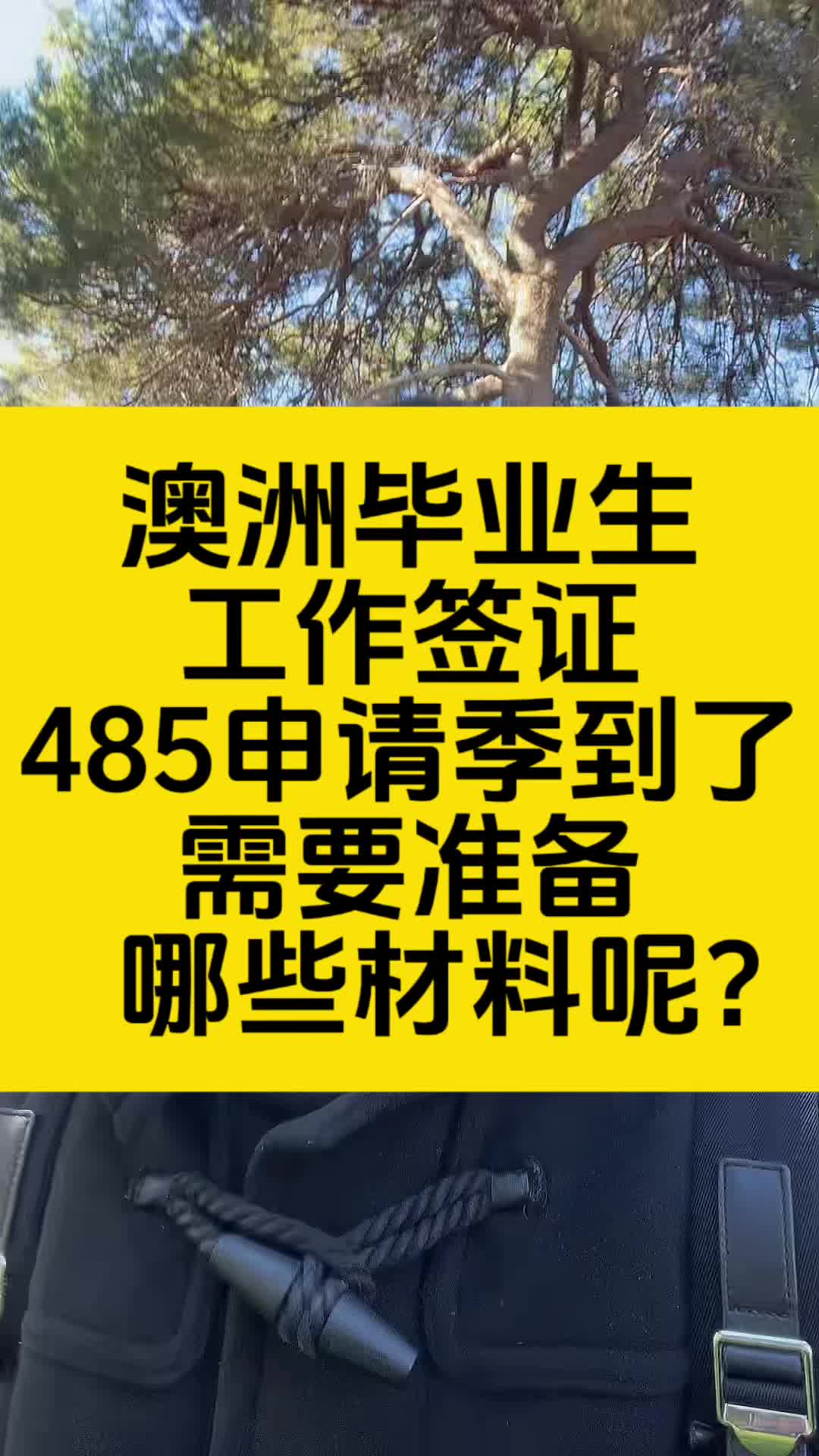 澳洲毕业生485工作签证申请季到了,需要准备哪些材料呢?哔哩哔哩bilibili