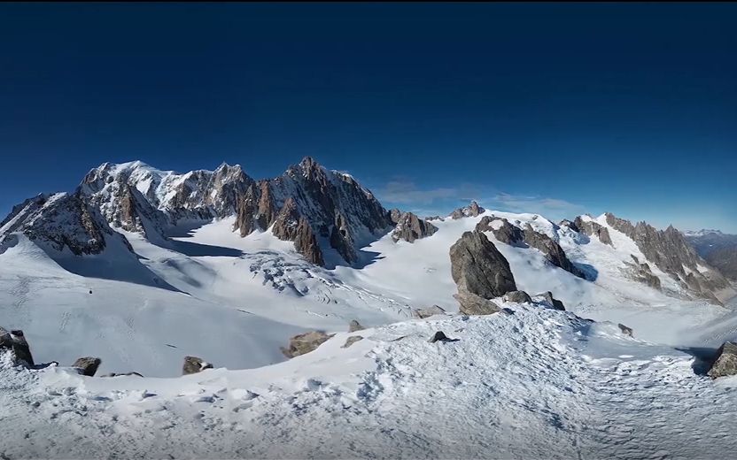 摄影勃朗峰3650亿像素全景