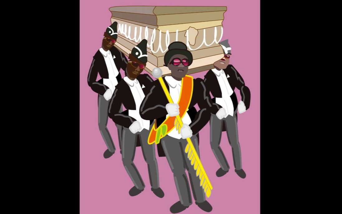 【黑人抬棺】学了3个月的ae的小白爆肝神还原!