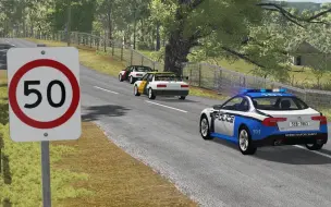 Download Video: 【BeamNG.drive】警察追捕街头赛车车队#4-BeamNG-FUN