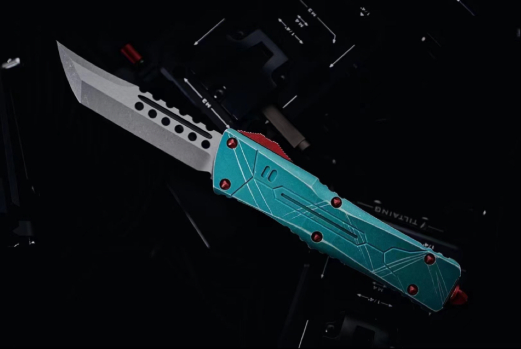 美国microtech微技术星球大战系列 boba fett波巴·费特 赏金猎人战损