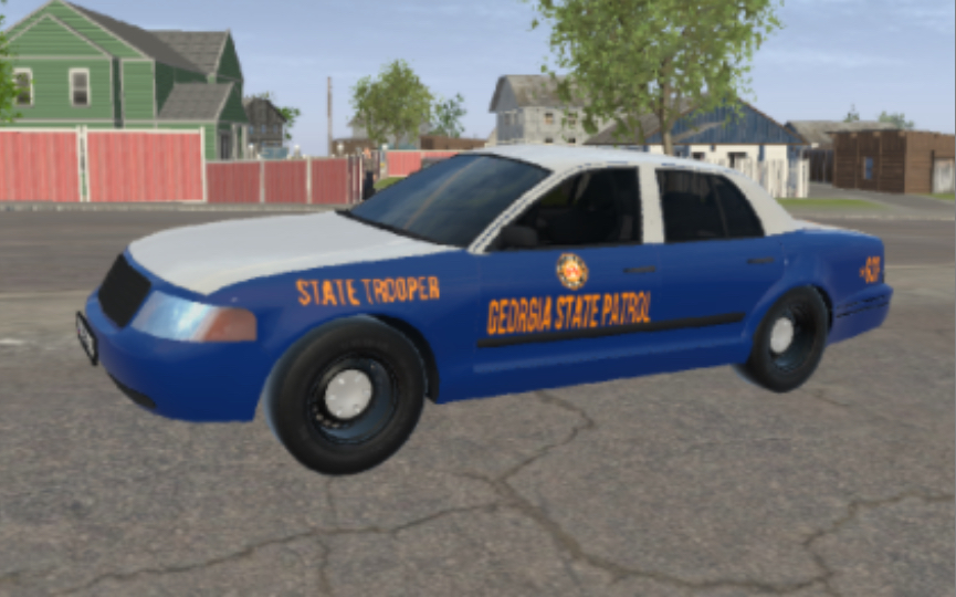 【火力全开2】佐治亚州州警 警车重置版 警车展示