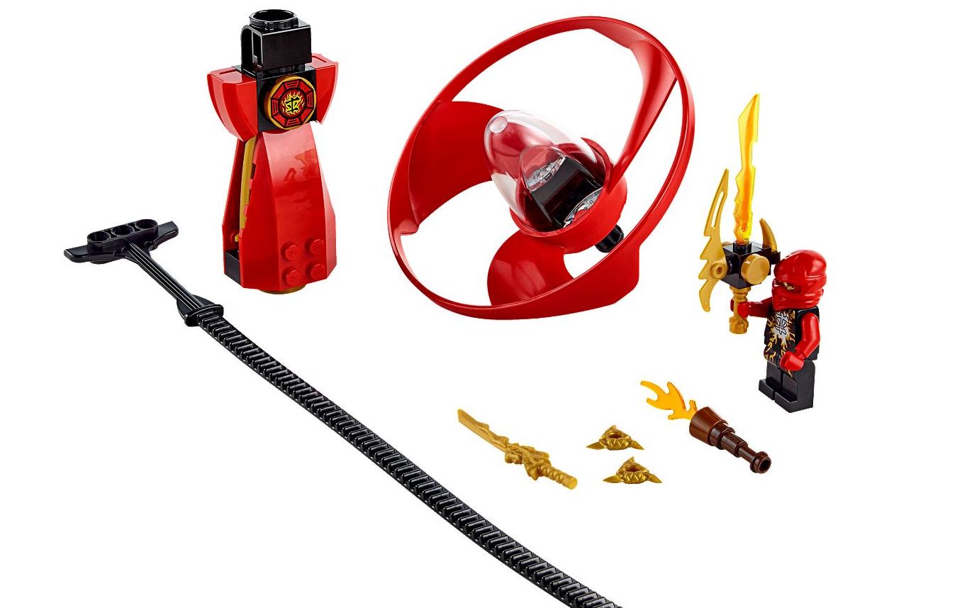 乐高lego70739幻影忍者凯的飞天旋转忍者陀螺速拼评测