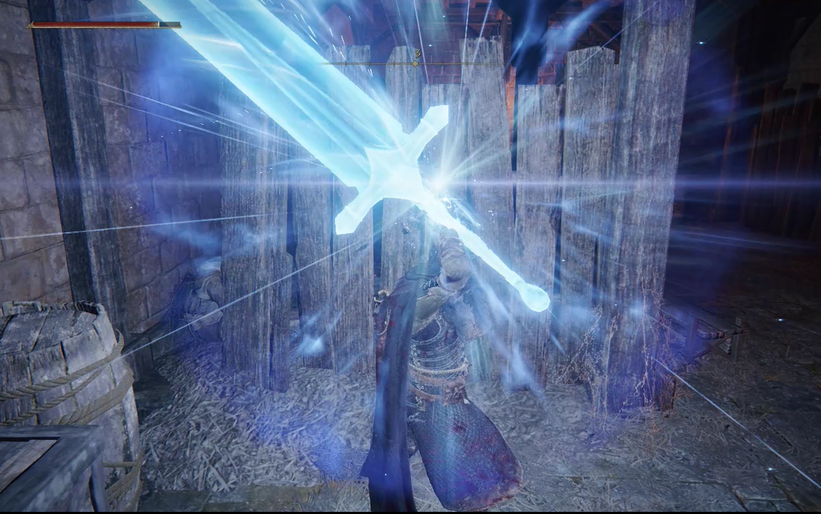 试试看40米长卡利亚魔法大剑特效