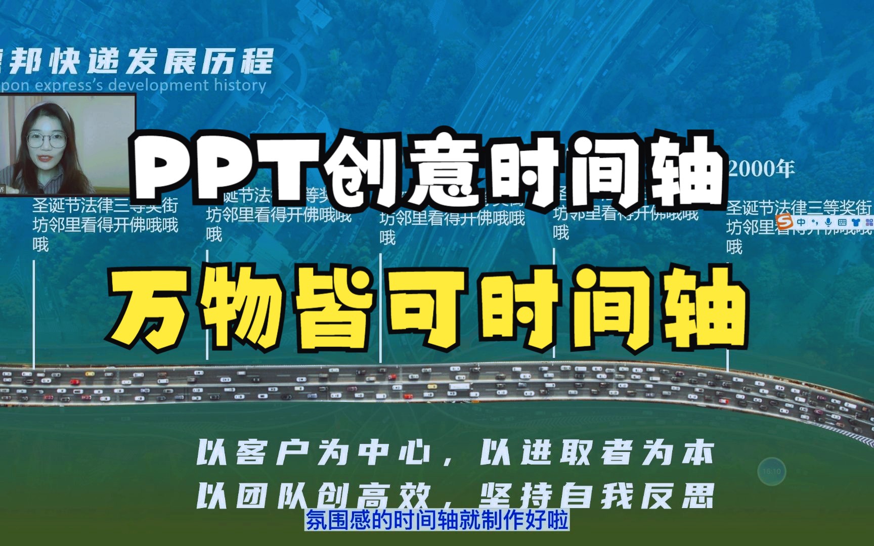 PPT创意时间轴,万物皆可时间轴哔哩哔哩bilibili