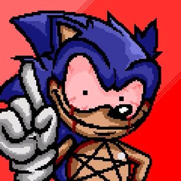 Pixilart - Sonic.EXE Phase 2 (FNF - Vs. Sonic.EXE) by SpongeDrew