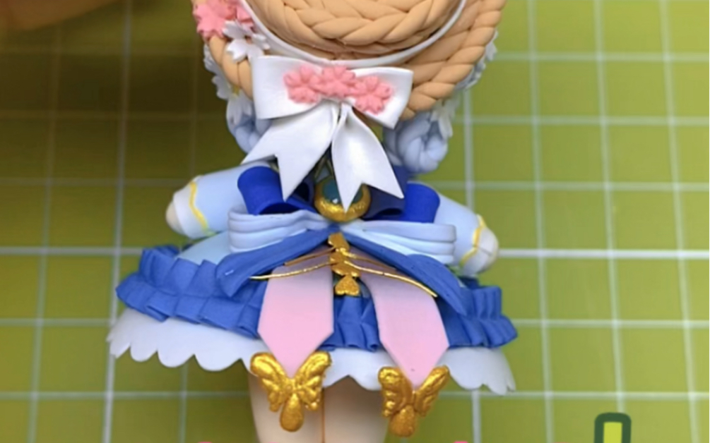 【超轻粘土】绫华衣服教程一