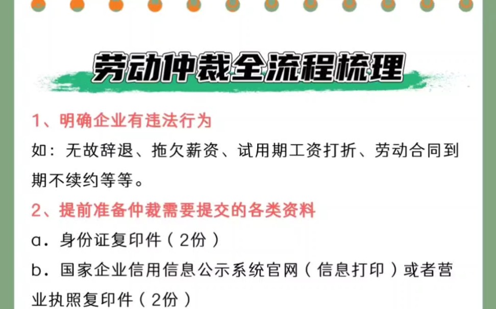 一次成功的劳动仲裁全流程梳理,记得收藏❗️哔哩哔哩bilibili