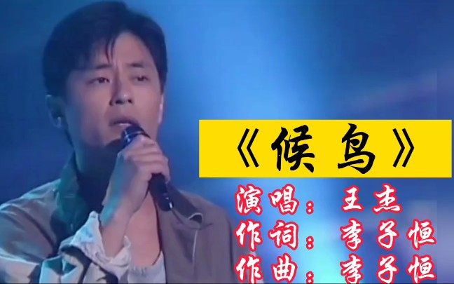 王杰演唱的经典怀旧老歌《候鸟》,唱出无尽天涯的寂寞,你听过吗哔哩哔哩bilibili