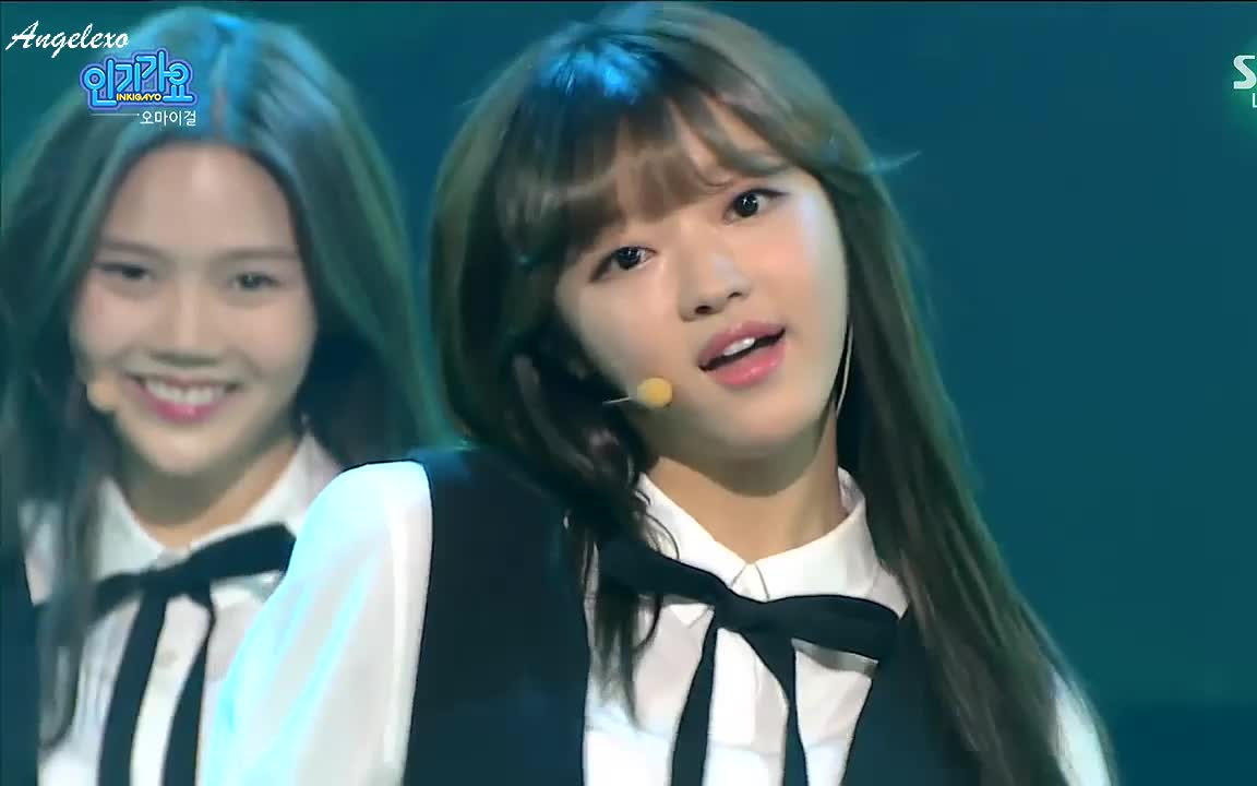 [图]{Angelexo} Oh My Girl《Step By Step》160508 SBS 人气歌谣