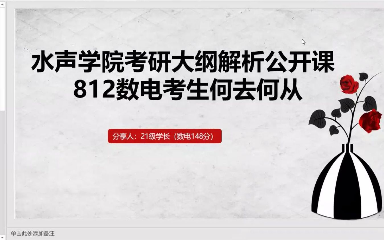 哈工程22考研水声学院大纲解析之812数电考生何去何从哔哩哔哩bilibili