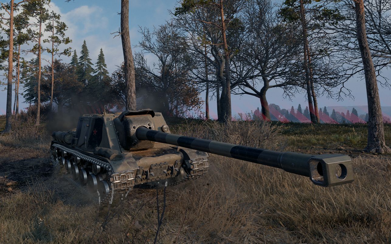 坦克世界蹲坑的isu130