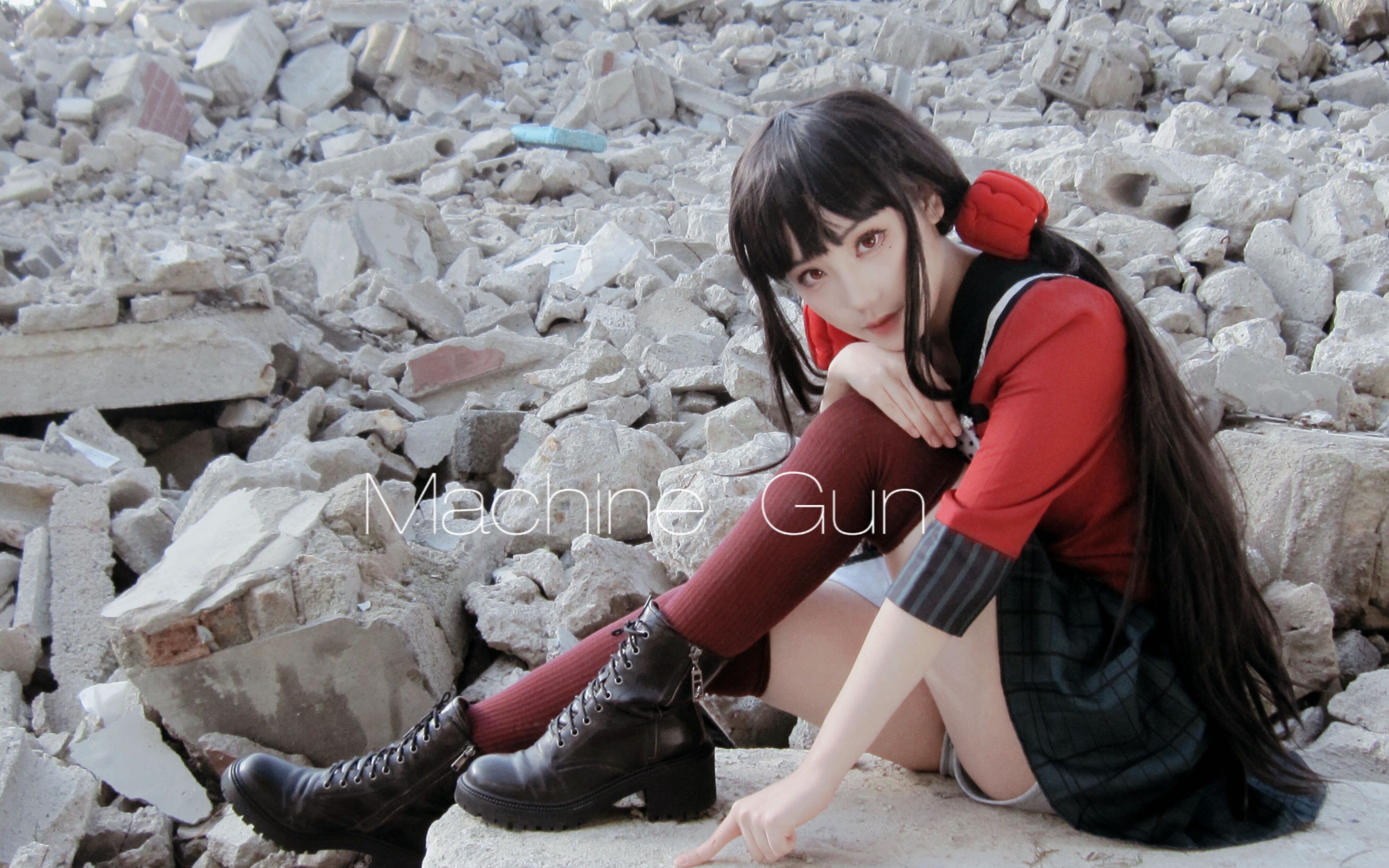 【珊琳|春川魔姬cos】Machine Gun哔哩哔哩bilibili