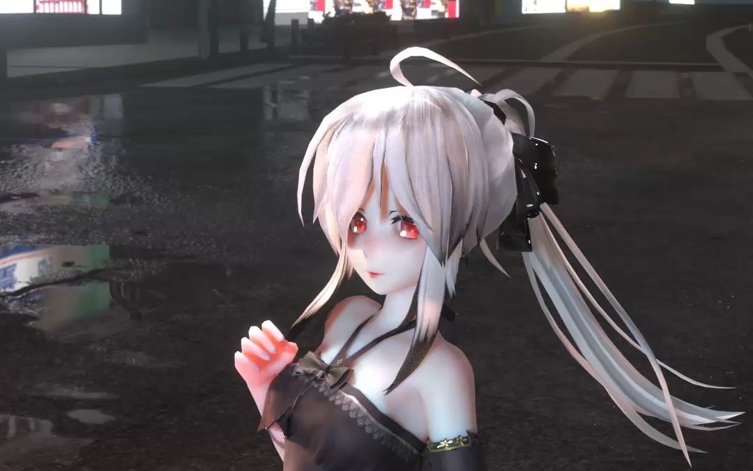 【弱音mmd/布料解算/竖屏】东京有点冷