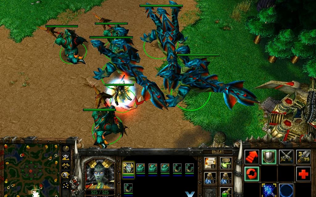 魔兽争霸3自制魔改地图娜迦种族介绍!