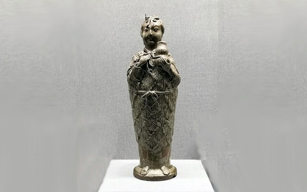 中国古代名窑名品,耀州窑瓷王之“药王像”,故宫博物院藏哔哩哔哩bilibili