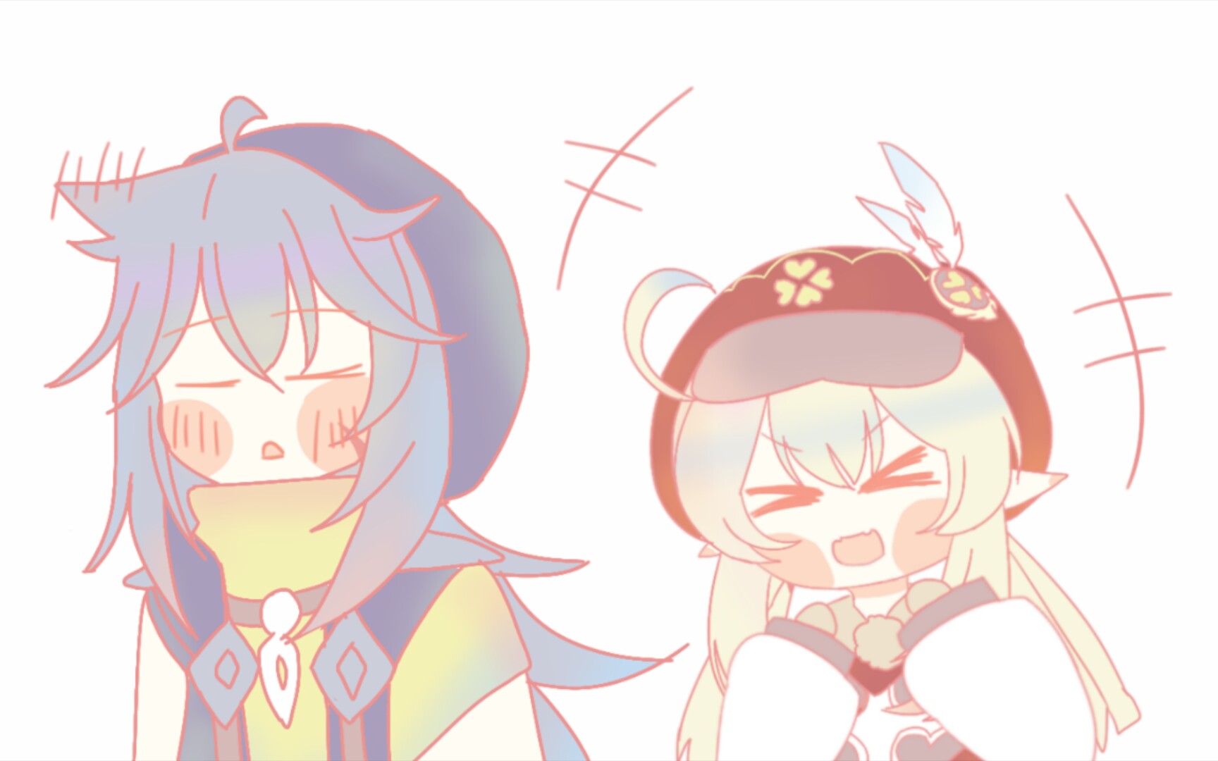 【原神】●雷泽×可莉●蜜雪冰城